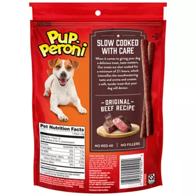 Product  Pup-Peroni Original Beef Flavor Football Treats 5.6 OZ