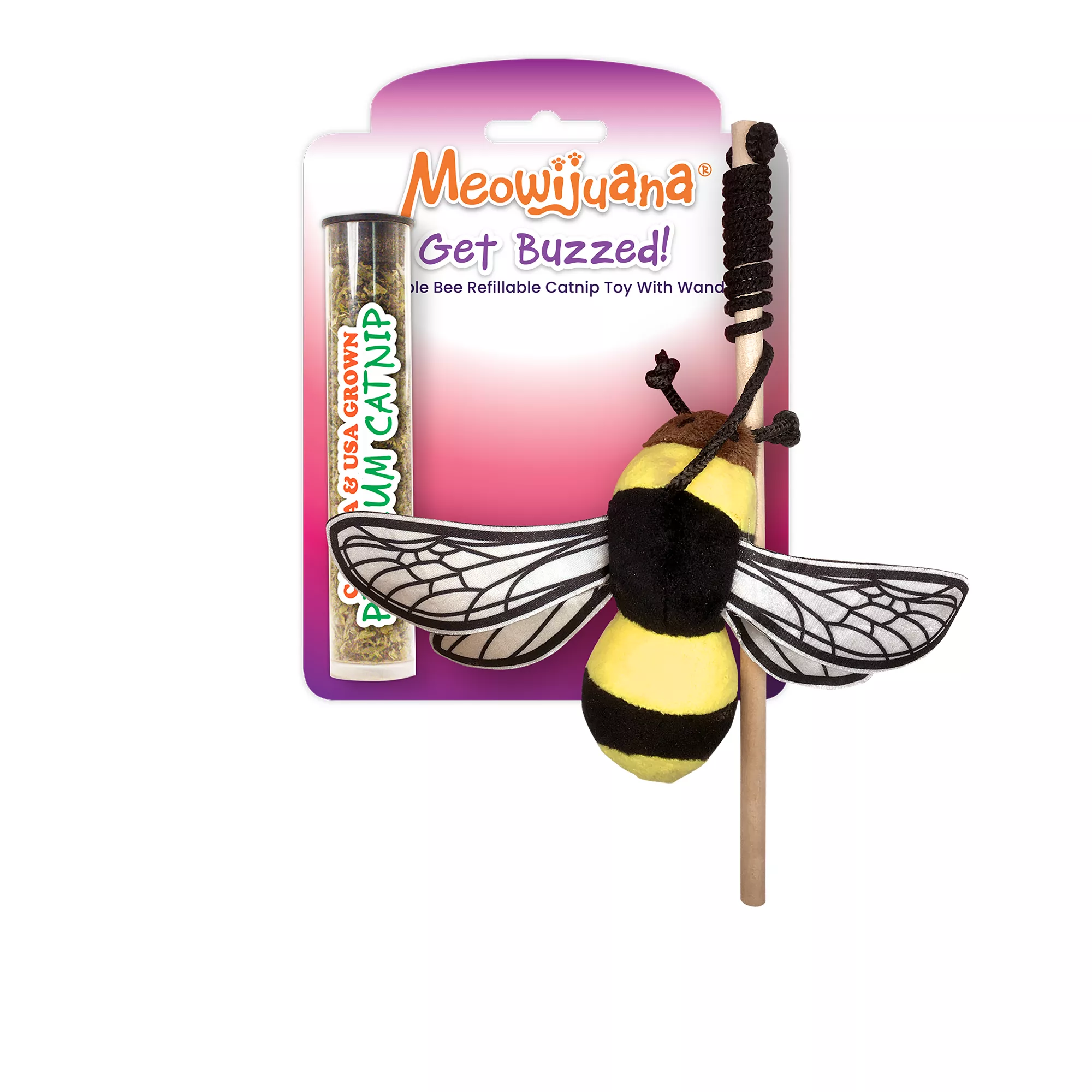 Meowijuana® Get Buzzed Bee