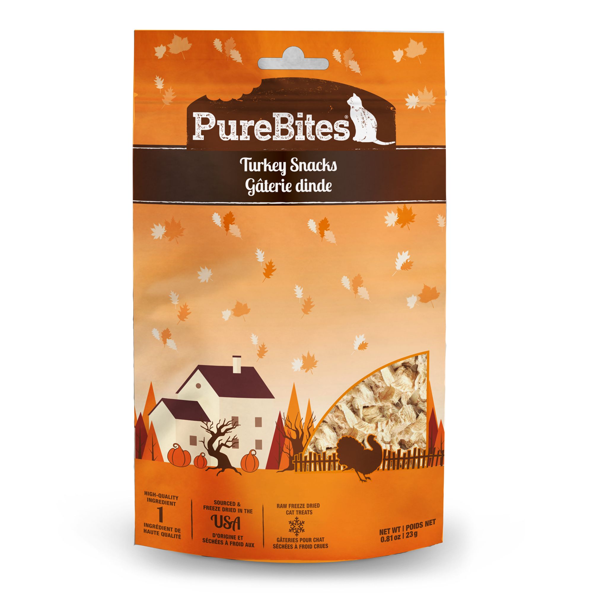 PureBites Holiday Freeze Dried Turkey Cat Treats