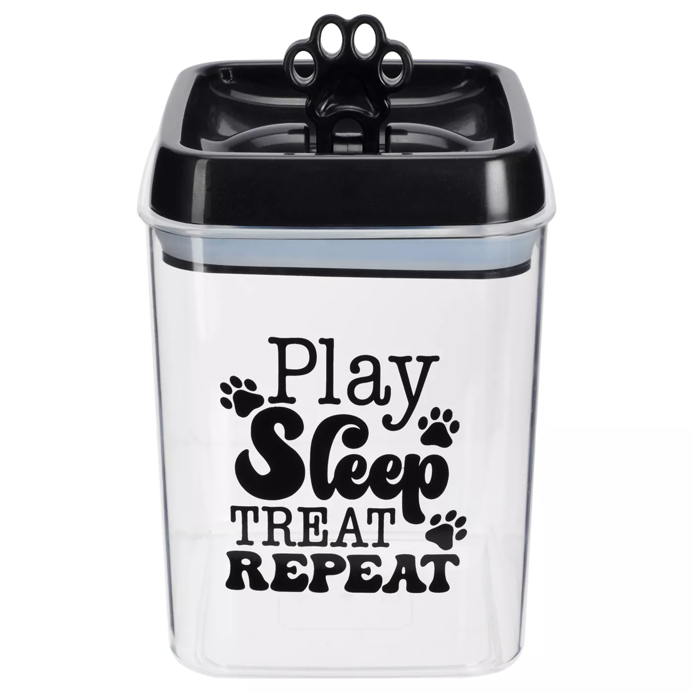 Bradshaw Home Evercare's Dog & Cat Food Storage Canister Play Sleep