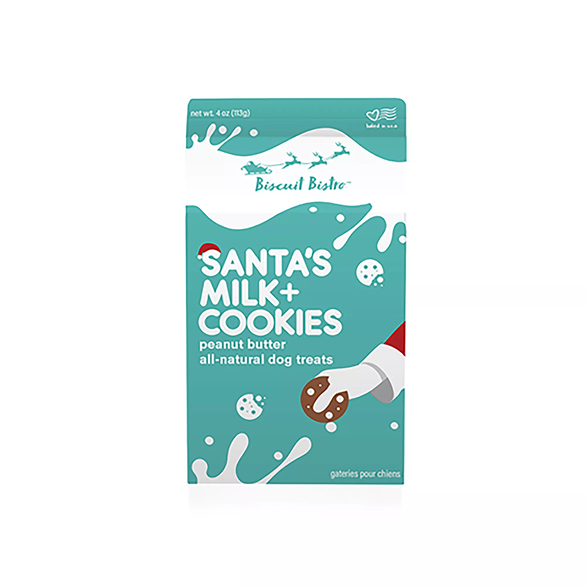 Spunky Pup Santa's Milk & Cookies 113g