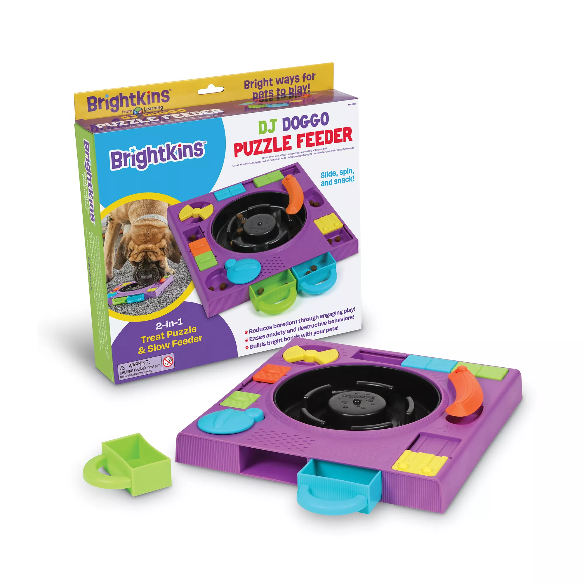 Brightkins DJ Doggo Puzzle Feeder