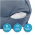 Arlee Home and Pet Crescent Lounger Pet Bed image thumbnail 6