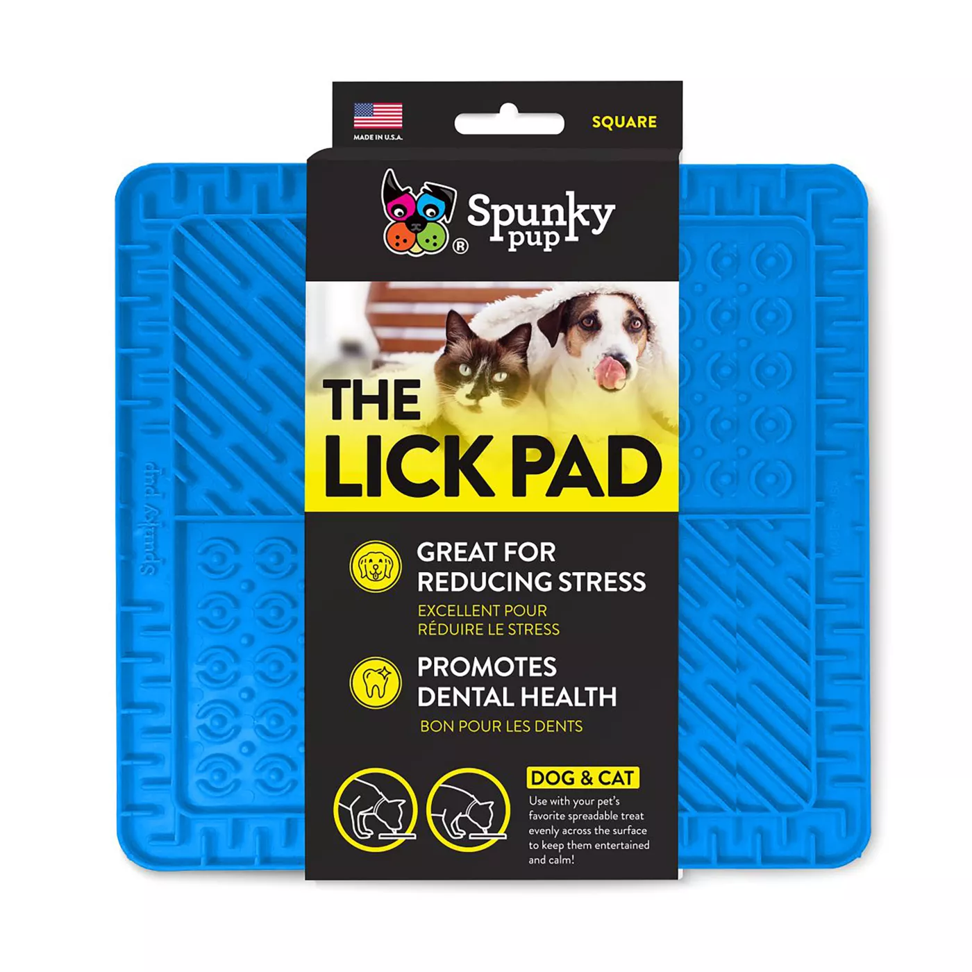 Spunky Pup Square Lick Pad