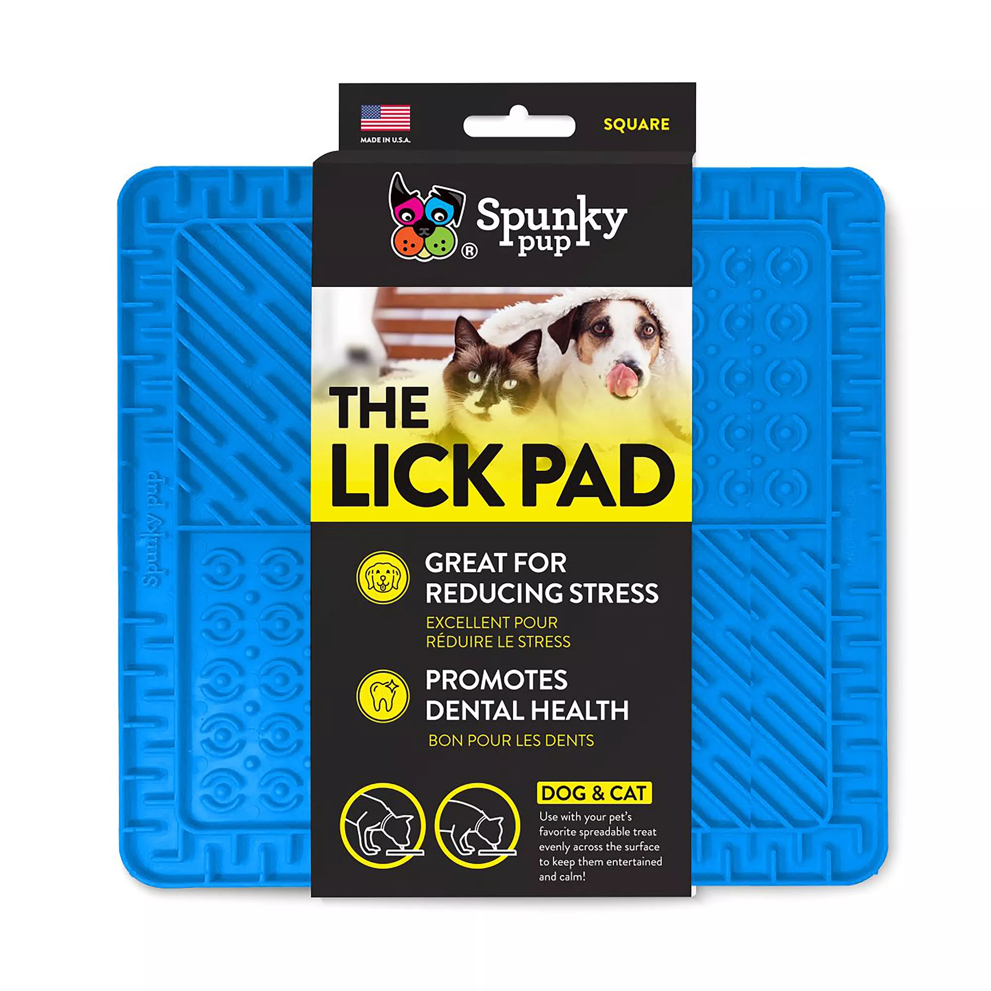  Spunky Pup Square Lick Pad