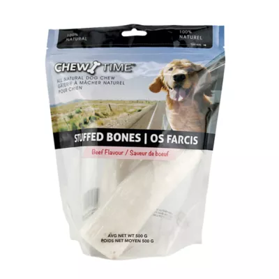 Chew Time 5-6" Stuffed Beef Bone - Image 1