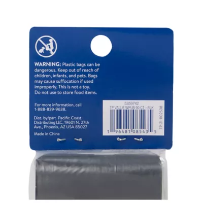 Product Top Paw® Dog Poop Bags - Extra Thick, Black - 90-900 Count