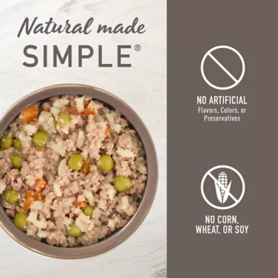 Product Simply Nourish Adult Wet Dog Food - Lamb & Vegetable in Broth, 10 oz