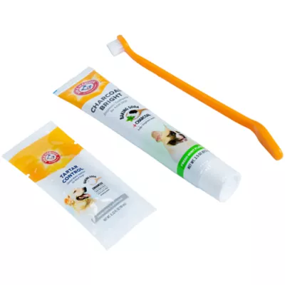 Arm & Hammer Dog Charcoal Bright Dental Kit + Bonus Water Additive Sample - Fresh Mint, 2.5 oz - Image 5