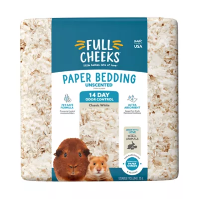 Product Full Cheeks™ Odor Control Small Pet Paper Bedding - Classic White