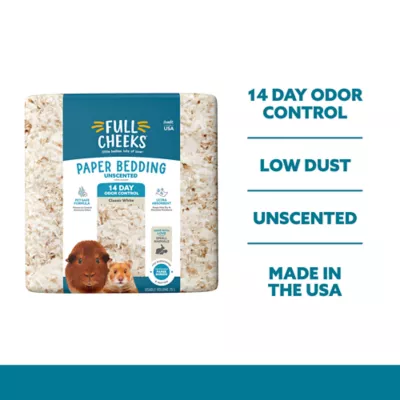 Product Full Cheeks™ Odor Control Small Pet Paper Bedding - Classic White