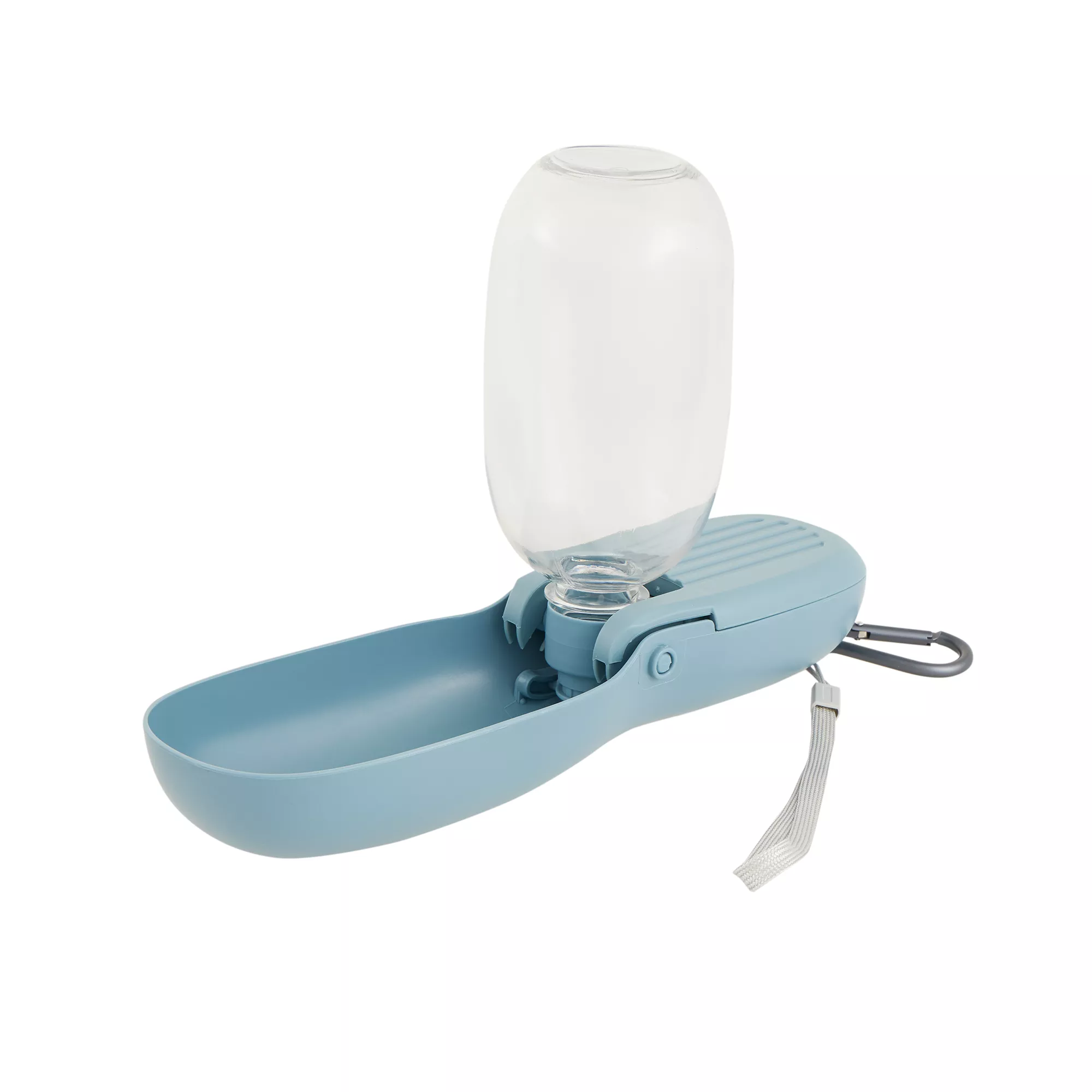 Top Paw Teal 2-in-1 Water Bottle & Food Dispenser