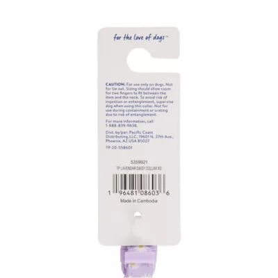 Product Top Paw® Lavender Daisy Dog Collar