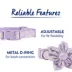 Top Paw® Lavender Daisy Dog Collar image thumbnail 3