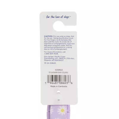 Product Top Paw® Lavender Daisy Dog Collar