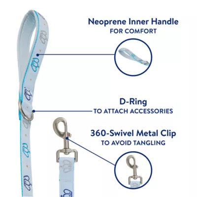 Product Top Paw® Blue Prince and Princess Dog Leash