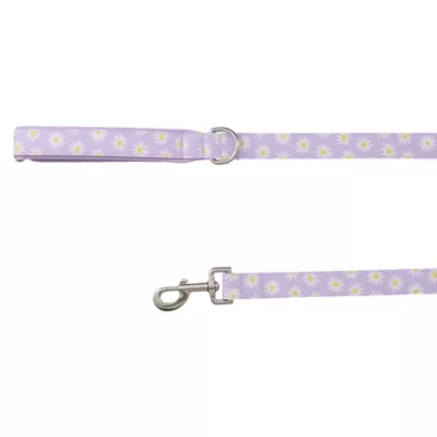Product Top Paw® Lavender Daisy Dog Leash, 4 ft