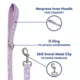 Product Top Paw® Lavender Daisy Dog Leash, 4 ft