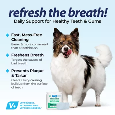 Product Vetnique Labs Dentablis™ Daily Dental Finger Mitts for Dogs and Cats, 50 counts