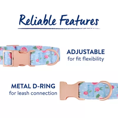 Product Top Paw® Blue Rose Dog Collar