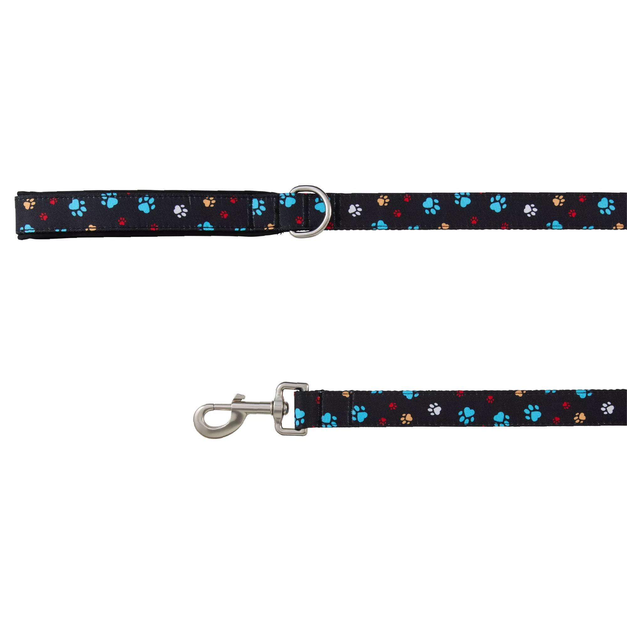 Top Paw® Black Paw Prints Dog Leash