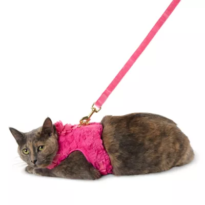  Whisker City® Rose Comfort Harness and Leash Combo Set - Image 1
