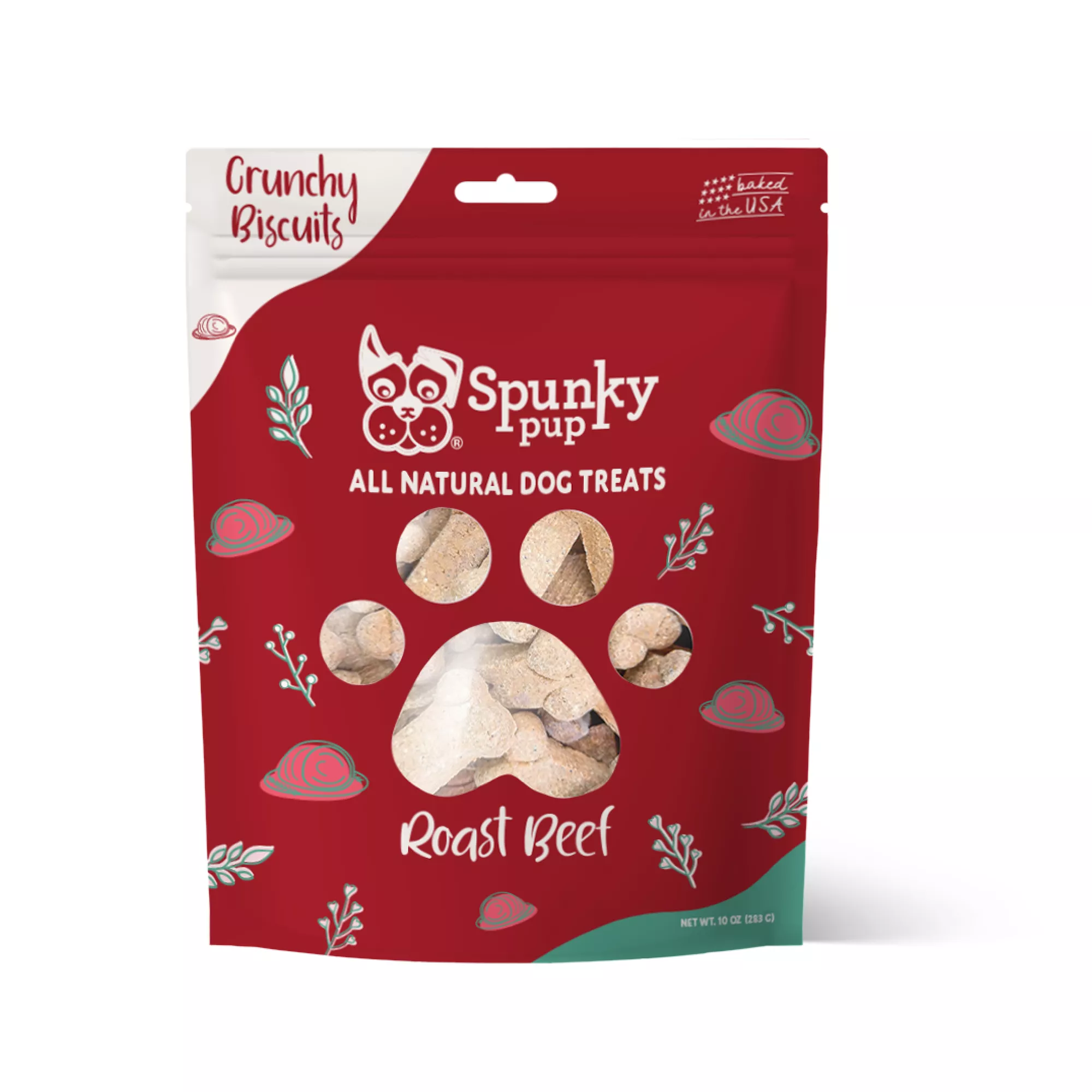 Spunky Pup Holiday Dog Treat, Roast Beef