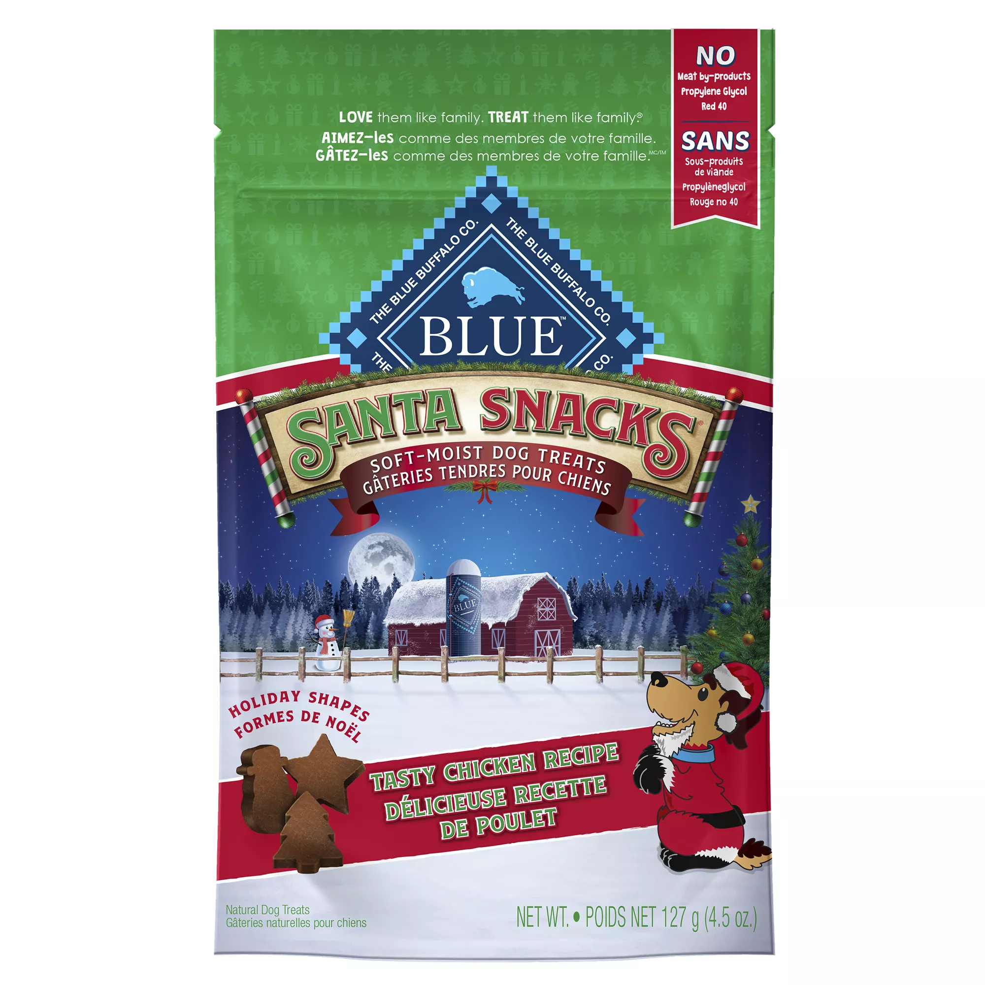 Blue Buffalo Santa Snacks Dog Treats