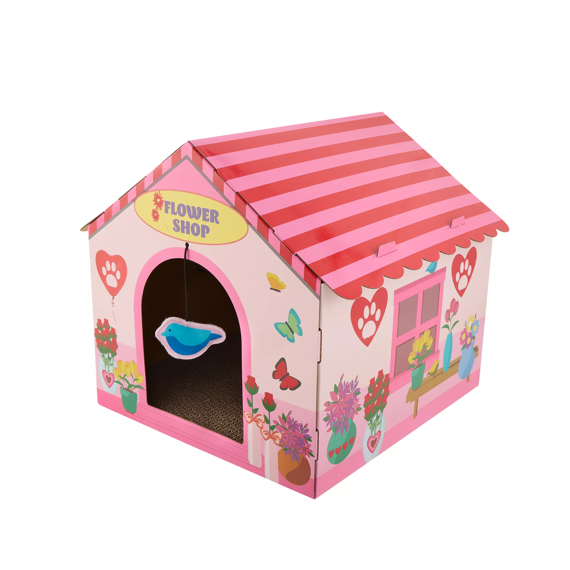 Whisker City® Valentine's Day Cat Hut