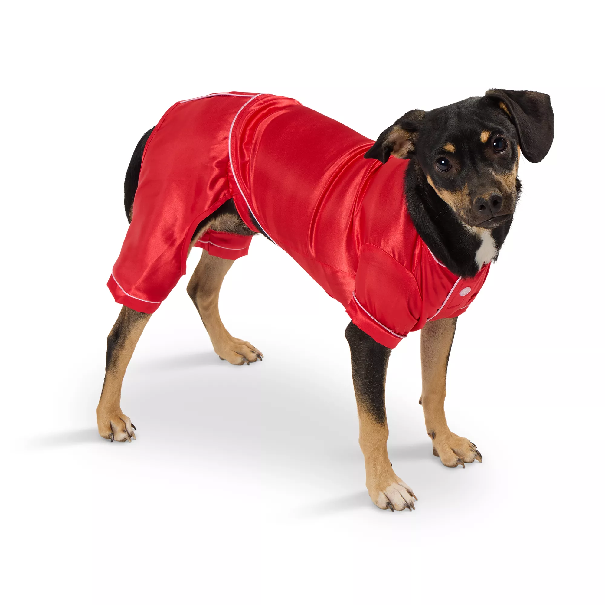 Top Paw® Red Satin Dog Pajamas