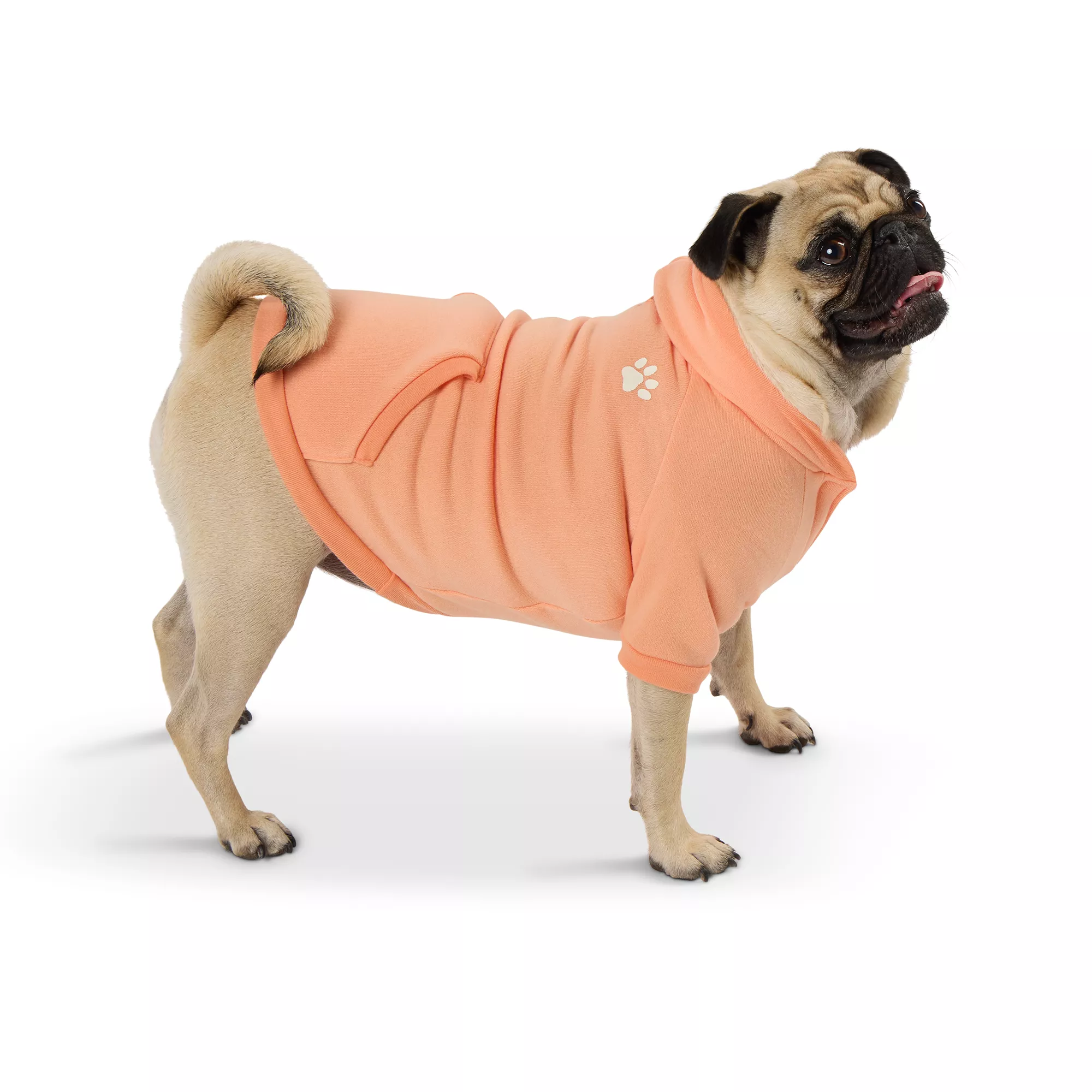 Top Paw® Solid Orange Dog Hoodie