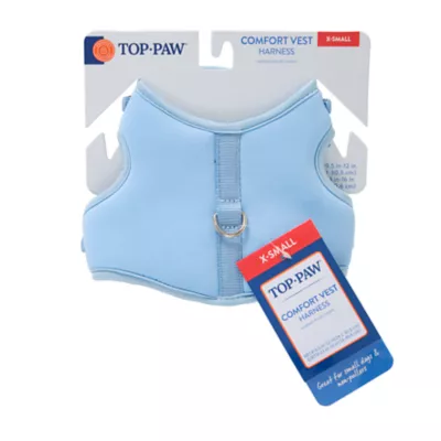 Product Top Paw® Neoprene Vest Dog Harness, Light Blue