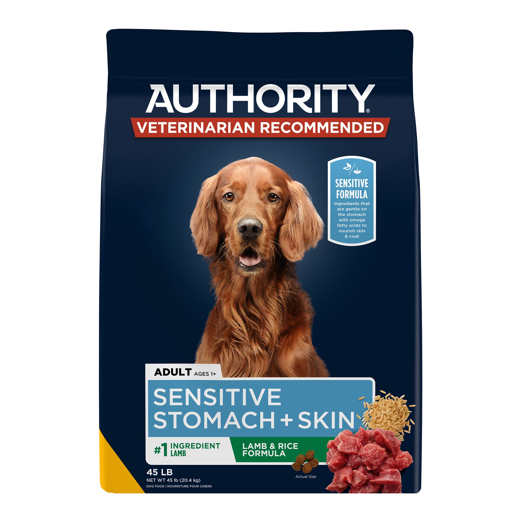 Authority® Sensitive Stomach Skin Adult Dog Dry Food Lamb Rice