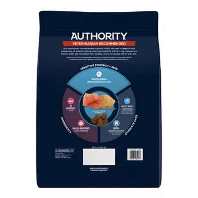 Authority® Sensitive Stomach & Skin All Life Stages Dry Dog Food - Salmon & Rice - Image 8