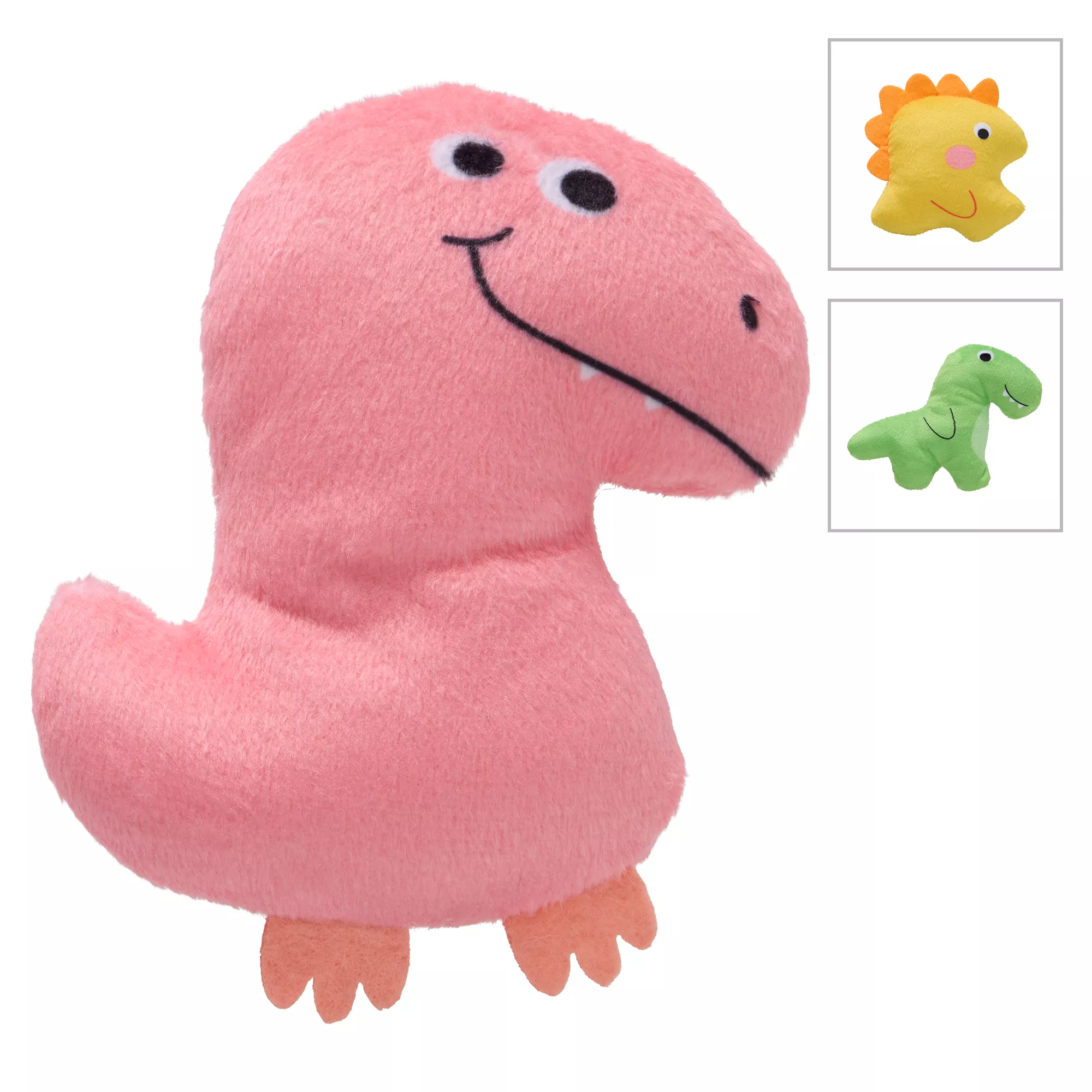Whisker City Plush Dinosaur Cat Toy