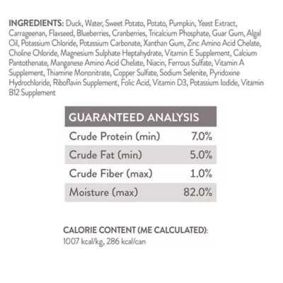 Product Simply Nourish Limited Ingredient Diet Adult Wet Dog Food - Duck & Sweet Potato in Broth, 10 oz