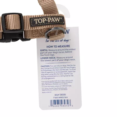 Product Top Paw® Basic Nylon Dog Harness