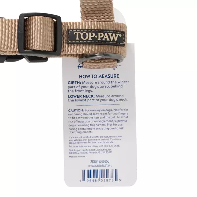 Product Top Paw® Basic Nylon Dog Harness