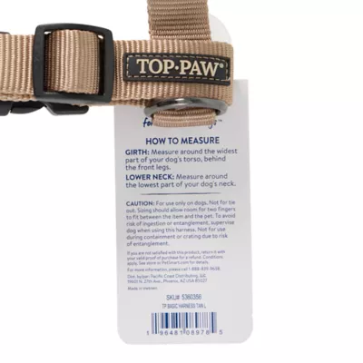 Top Paw® Basic Nylon Dog Harness - Image 9