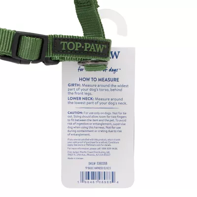 Product Top Paw® Basic Nylon Dog Harness