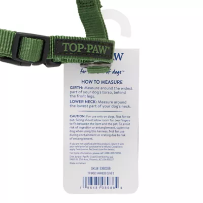Top Paw® Basic Nylon Dog Harness - Image 9