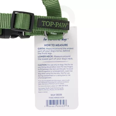 Top Paw® Basic Nylon Dog Harness - Image 9