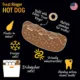 Product Starmark Treat Ringer Hot Dog Toy