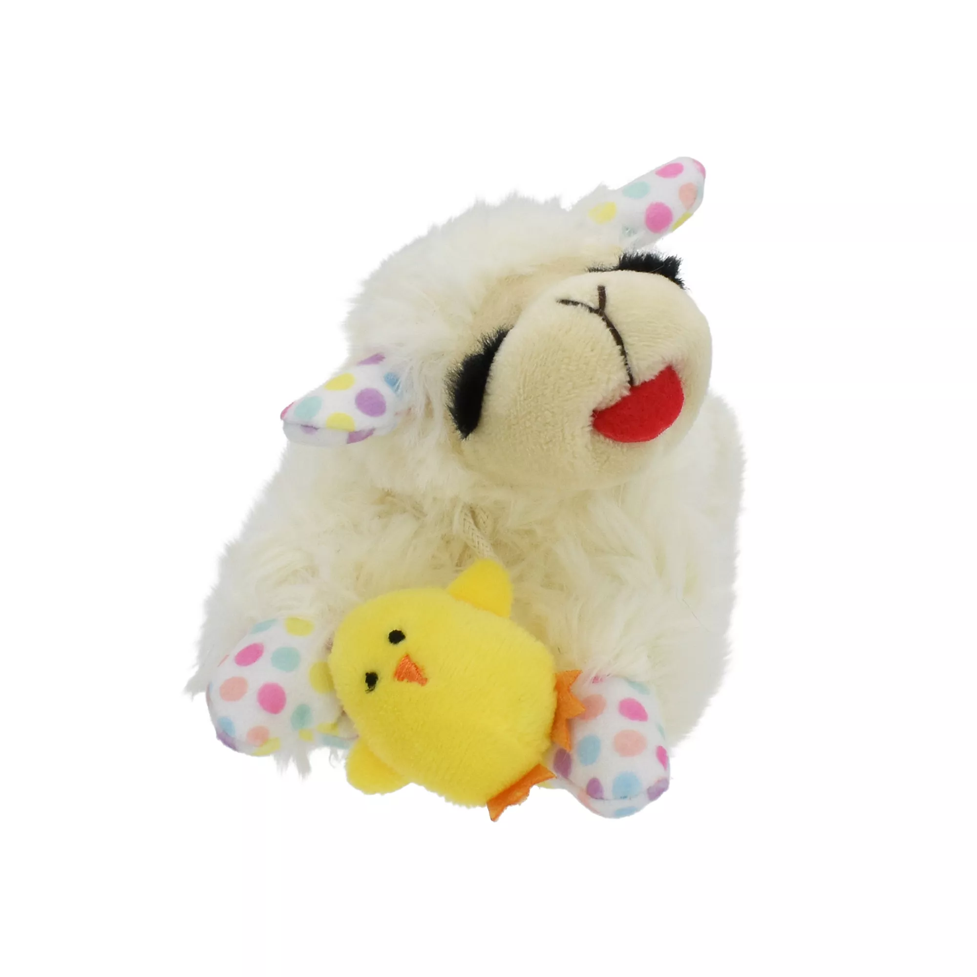 Lamb Chop Spring Polka Dot DogToy