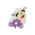 Lamb Chop Flower Bunny Print Dog Toy image thumbnail 1