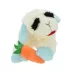 Lamb Chop Light Blue Spring Plush Dog Toy image thumbnail 2