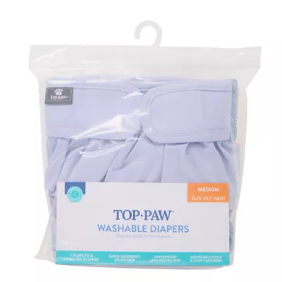 Product Top Paw® Washable Fashion Diapers for Dogs, 3 Count