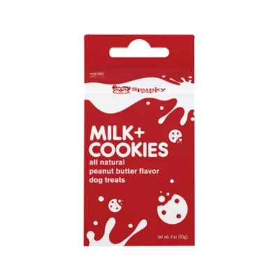 Product Spunky Pup Milk and Cookies Dog Treats 4 OZ