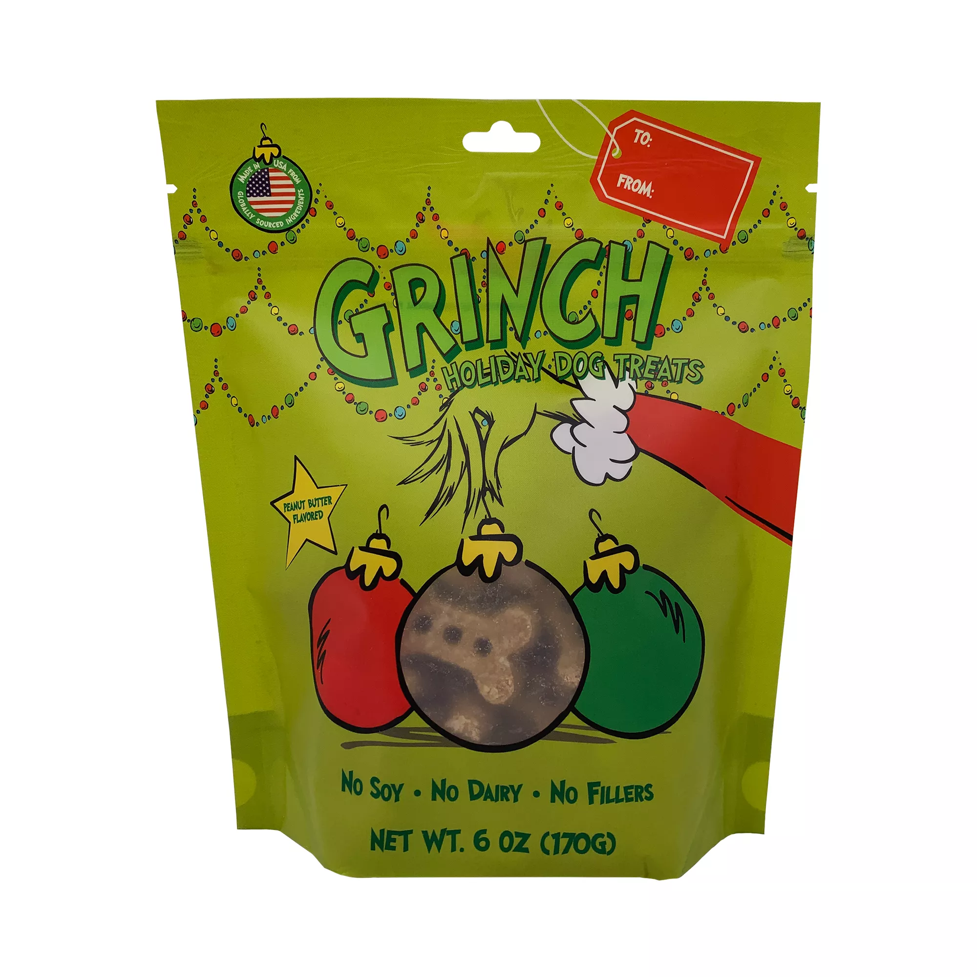 Gmason Grinch Gingerbread Crunchy Treats 6 OZ