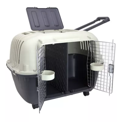 Sport Pet 34in Multifunctional Dog Kennel for Travel Beige